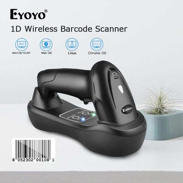 eyoyo ey-6900d portable 1d handheld wireless barcode scanner reader usb cradle receiver charging base bar code scan scanning
eyoyo ey-6900d portable 1d handheld wireless barcode scanner reader usb cradle receiver charging base bar code scan scanning