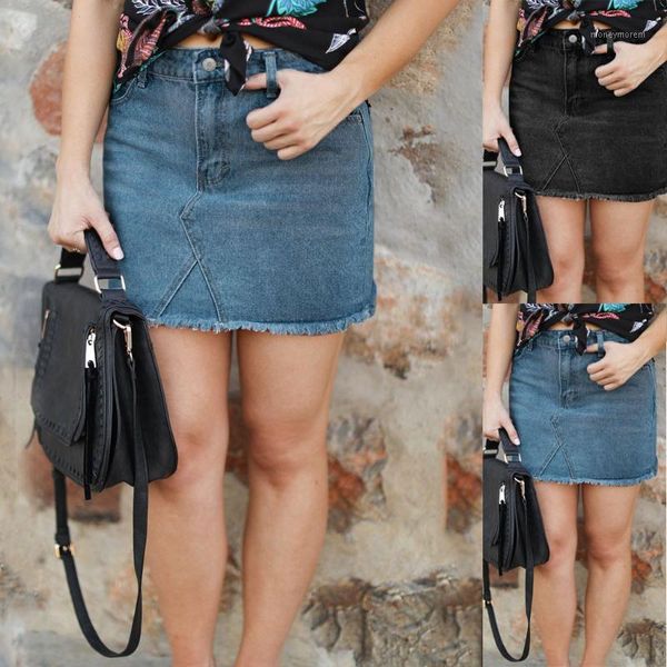 summer skirts women fashion elastic irregular denim open casual boot cut mini vintage skirt gothic faldas femme 20191, Black
summer skirts women fashion elastic irregular denim open casual boot cut mini vintage skirt gothic faldas femme 20191, Black