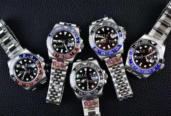 Image of Watches For Men Men&#039;s Automatic Cal.3186 Clean Maker Watch 904L Steel 116710 Jubilee Bracelet 126710 Eta Luminous 116719 Red Blue Ceramic Bezel 3285 Wristwatches