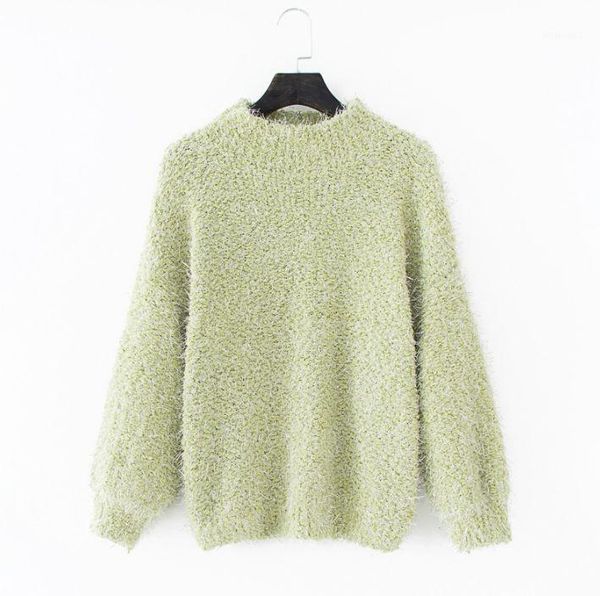 hcbless 2020 women's korean small fresh half turtleneck fur base sweater1, White;black 
hcbless 2020 women's korean small fresh half turtleneck fur base sweater1, White;black