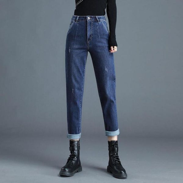 women's jeans arrival autumn spring fashion women high waist ripped all-matched casual loose denim harem pants s258, Blue
women's jeans arrival autumn spring fashion women high waist ripped all-matched casual loose denim harem pants s258, Blue