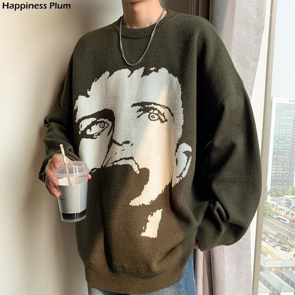 2020 men's harajuku streetwear sweater men figure face print crewnecks shirts oversize korean clothes autumn hip hop men1, White;black
2020 men's harajuku streetwear sweater men figure face print crewnecks shirts oversize korean clothes autumn hip hop men1, White;black