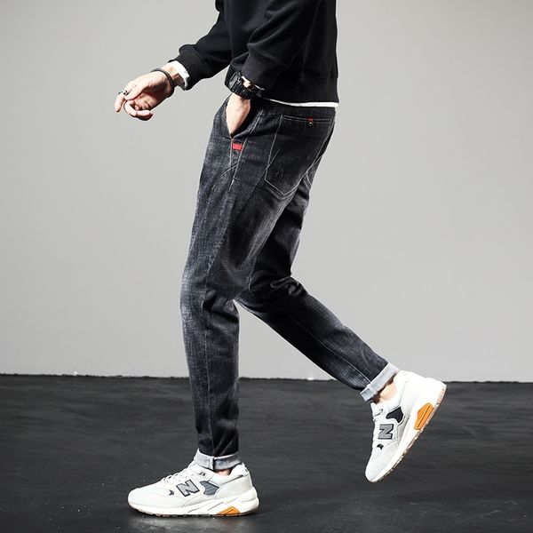 ayzec autumn winter jeans and jeans men's trend casual korean brand fashion pants slim student pants small leg loose 1i0tu, Blue
ayzec autumn winter jeans and jeans men's trend casual korean brand fashion pants slim student pants small leg loose 1i0tu, Blue