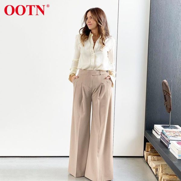 ootn beige loose wide leg pants office lady women's suit pants fashion 2021 spring casual ladies trousers elegant palazzo, Black;white
ootn beige loose wide leg pants office lady women's suit pants fashion 2021 spring casual ladies trousers elegant palazzo, Black;white