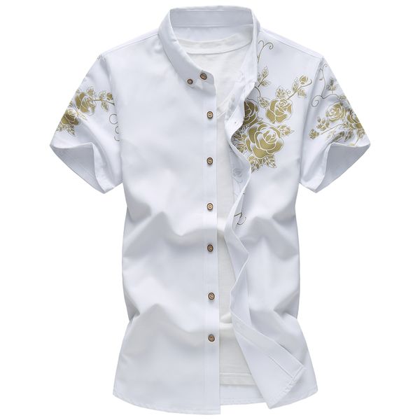 2020 large men's man-sized summer, occasional shirts solid color the male nobility, white man's shirt of short hhql, White;black
2020 large men's man-sized summer, occasional shirts solid color the male nobility, white man's shirt of short hhql, White;black