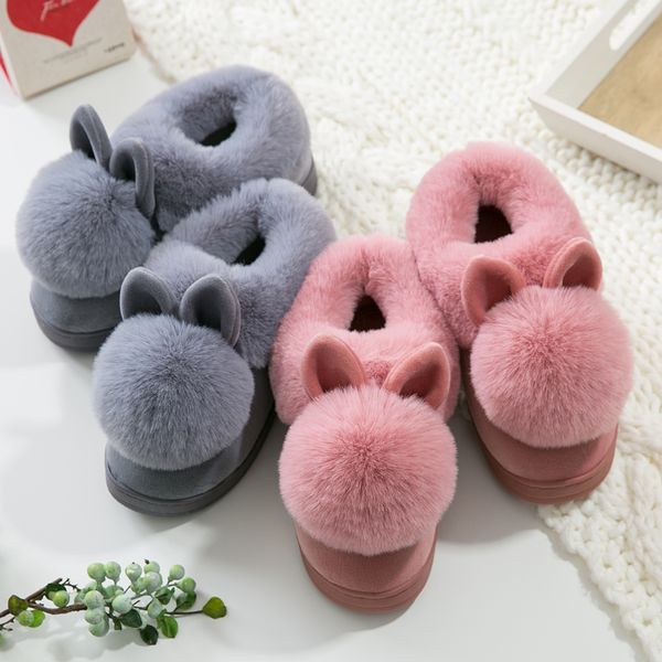 autumn winter cotton slippers fur rabbit home warm thick bottom indoor cotton shoes womens slippers cute fluffy cat slippers x1020, Black
autumn winter cotton slippers fur rabbit home warm thick bottom indoor cotton shoes womens slippers cute fluffy cat slippers x1020, Black
