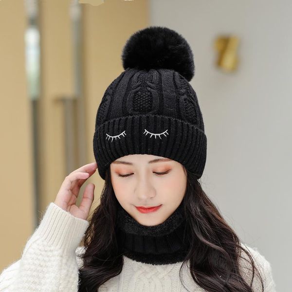 beanie/skull caps yqyxcy hat women's winter beanie with pompom knitted velvet thick warm bib scarf set ear protection gorro cap female, Blue;gray
beanie/skull caps yqyxcy hat women's winter beanie with pompom knitted velvet thick warm bib scarf set ear protection gorro cap female, Blue;gray