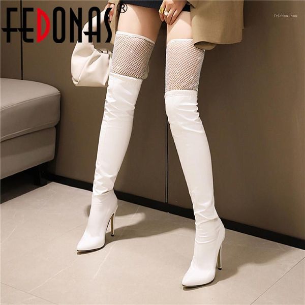 fedonas rhinestone tight high over the knee boots for women autumn winter high heels boots night club party shoes woman1, Black
fedonas rhinestone tight high over the knee boots for women autumn winter high heels boots night club party shoes woman1, Black