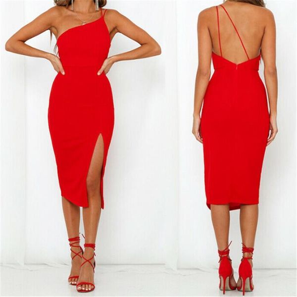 ladies women split bandage bodycon dress 2021 summer spaghetti strap evening party beach dresses solid color black red, Black;gray
ladies women split bandage bodycon dress 2021 summer spaghetti strap evening party beach dresses solid color black red, Black;gray