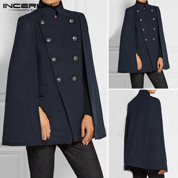 mens stand collar solid color coats double breasted cloak cape incerun hombre pockets poncho winter leisure windbreakers s-5xl 7, Tan;black
mens stand collar solid color coats double breasted cloak cape incerun hombre pockets poncho winter leisure windbreakers s-5xl 7, Tan;black