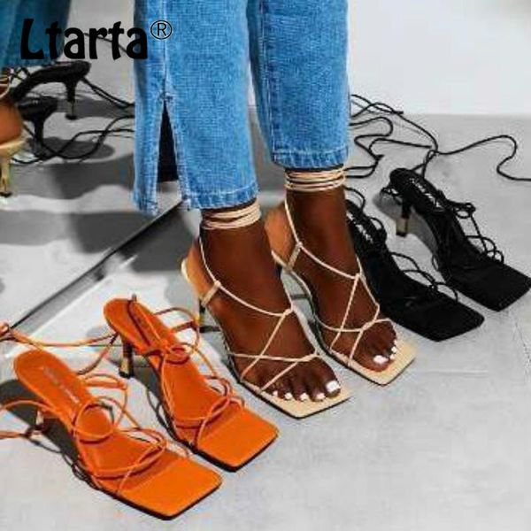 ltarta summer banquet women's shoes cross lace-up high heels thin strap square toe solid color hollow women's sands cwf, Black
ltarta summer banquet women's shoes cross lace-up high heels thin strap square toe solid color hollow women's sands cwf, Black