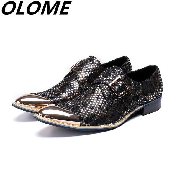 2020 zapatos hombre shinny gold hidden heel shoes for men buckle spiked loafers genuine leather sapato social italian shoes men, Black
2020 zapatos hombre shinny gold hidden heel shoes for men buckle spiked loafers genuine leather sapato social italian shoes men, Black
