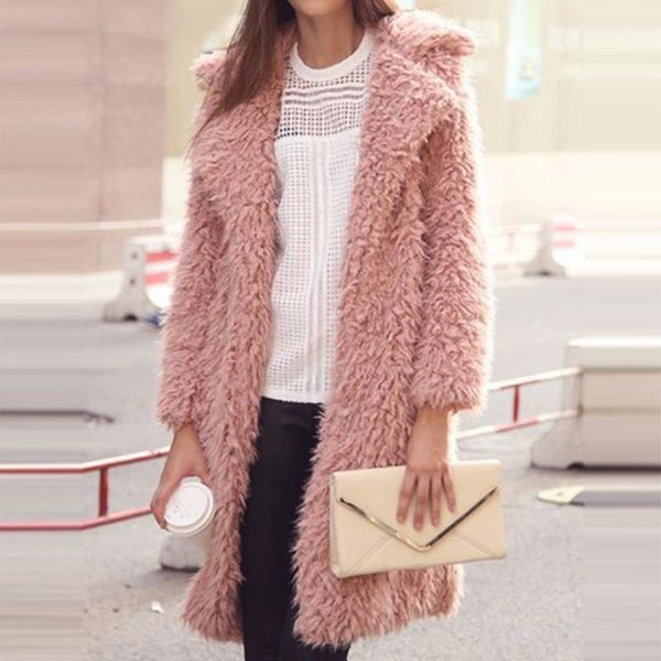 winter women trench coat wool nine points sleeve coat 2017 new lapel long shaggy cardigan jacket womens coats1, Black;white
winter women trench coat wool nine points sleeve coat 2017 new lapel long shaggy cardigan jacket womens coats1, Black;white