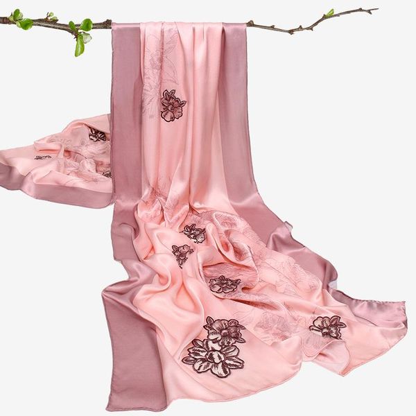 hangzhou real silk scarves hollow out embroidery 100% pure silk scarf satin shawls and wraps for women natural scarf hijab, Blue;gray
hangzhou real silk scarves hollow out embroidery 100% pure silk scarf satin shawls and wraps for women natural scarf hijab, Blue;gray