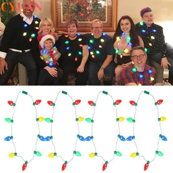 christmas accessories led lights up bulb necklace xmas party favors adults kids christmas gifts glowing decorations1
christmas accessories led lights up bulb necklace xmas party favors adults kids christmas gifts glowing decorations1