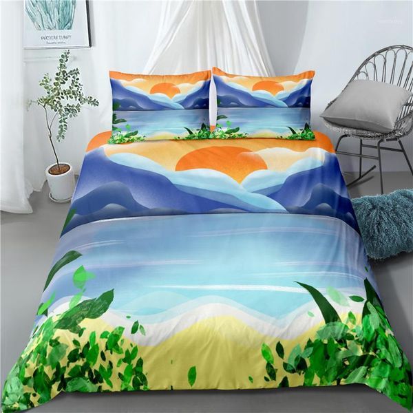 bedding sets 3d landscape 2/3 piece mountain sunset tree print duvet cover pillowcase king size quilt kids bedding1
bedding sets 3d landscape 2/3 piece mountain sunset tree print duvet cover pillowcase king size quilt kids bedding1