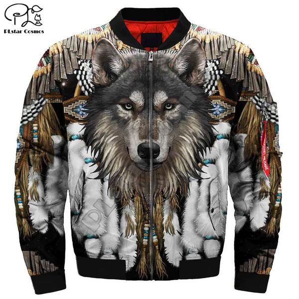 men wolf 3d bomber jackets trippy native indian print winter autumn zipper flight jacket casual harajuku streetwear coat t200502, Black;brown
men wolf 3d bomber jackets trippy native indian print winter autumn zipper flight jacket casual harajuku streetwear coat t200502, Black;brown