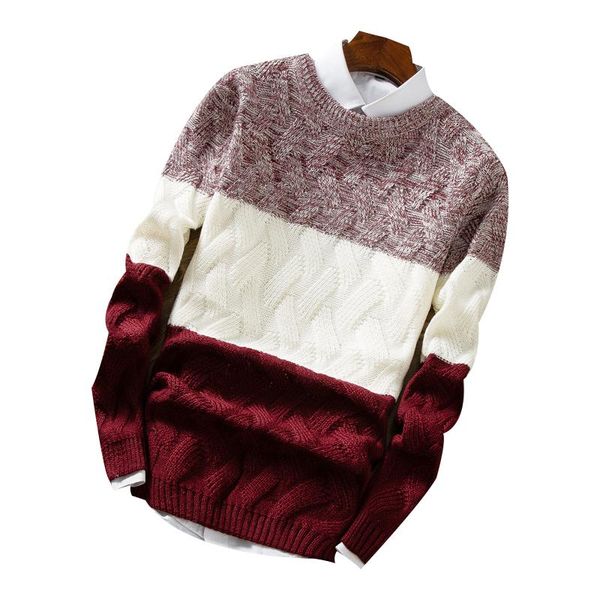 men's sweaters o-neck puloover warm autumn winter patchwork comfortable slim fit no yq clothes knitted casual male sweater drop, White;black
men's sweaters o-neck puloover warm autumn winter patchwork comfortable slim fit no yq clothes knitted casual male sweater drop, White;black