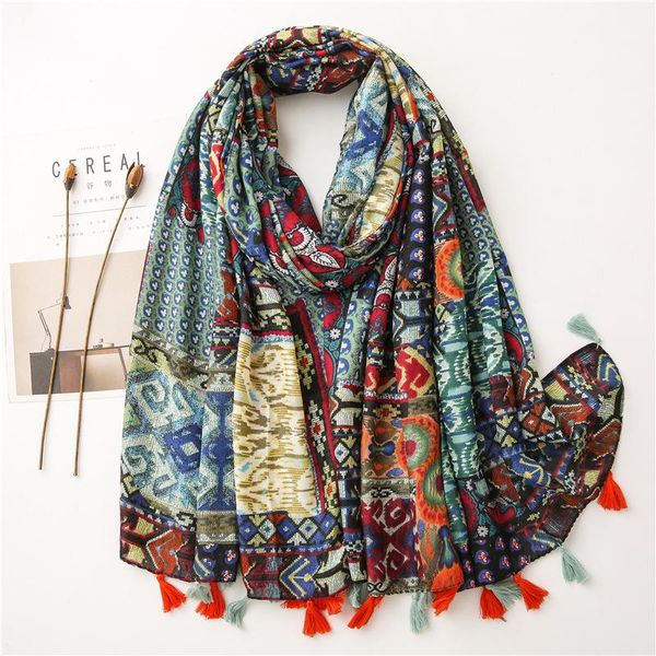 scarves 2021 geometry print tassel scarf hijab women long small flower headband shawls wrap, Blue;gray
scarves 2021 geometry print tassel scarf hijab women long small flower headband shawls wrap, Blue;gray