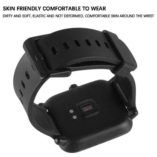 20mm sile wrist watch band strap for xiaomi huami amazfit bip watchband for samsung galaxy watch 42mm active 2 brace qyllir, Black;brown 
20mm sile wrist watch band strap for xiaomi huami amazfit bip watchband for samsung galaxy watch 42mm active 2 brace qyllir, Black;brown