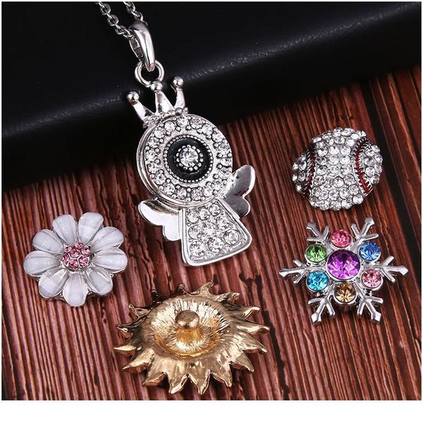 2019 new multi style 18mm metal fashion angel snap button necklace with long chain necklaces&pendant women girls diy bbyrrt, Silver
2019 new multi style 18mm metal fashion angel snap button necklace with long chain necklaces&pendant women girls diy bbyrrt, Silver