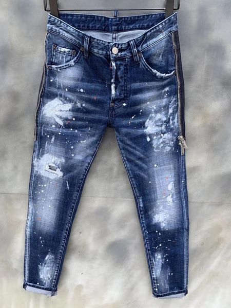 hk09947 fashion men's jeans 2020 runway luxury european design party style men's clothing, Blue
hk09947 fashion men's jeans 2020 runway luxury european design party style men's clothing, Blue