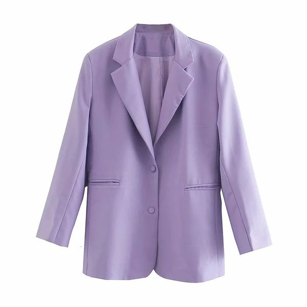 2021 new autumn blazer turn down collar vintage purple coat fashion loose style feminino for women outerwear lkg7, White;black
2021 new autumn blazer turn down collar vintage purple coat fashion loose style feminino for women outerwear lkg7, White;black
