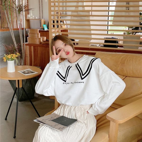 осенью новой женской одежда корейского флот воротник свежее sweaterstyle письмо печать с длинным рукавом студентов свитера свитера ослаблено, Black
осенью новой женской одежда корейского флот воротник свежее sweaterstyle письмо печать с длинным рукавом студентов свитера свитера ослаблено, Black