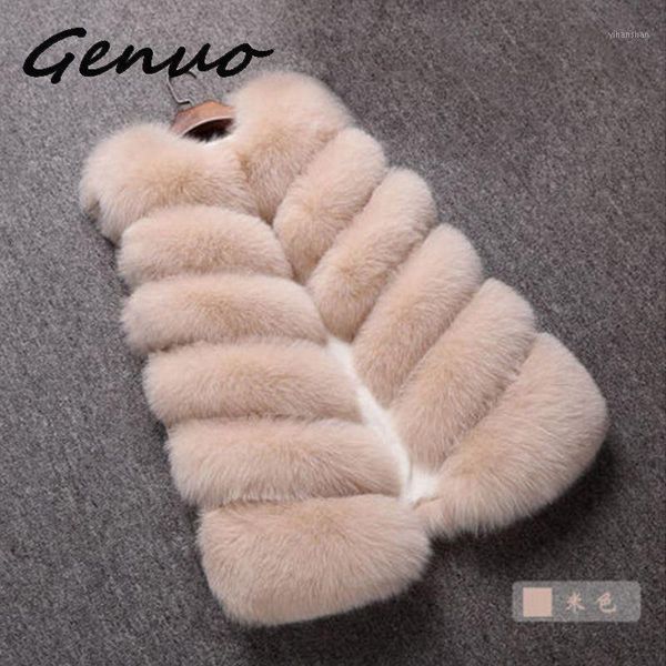 genuo new faux fox fur vest women red vests winter thick warm fur vest fashion luxury coat jacket gilet female1, Black
genuo new faux fox fur vest women red vests winter thick warm fur vest fashion luxury coat jacket gilet female1, Black