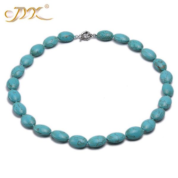 jyx 18*13mm blue oval turquoise necklace women fashion turkish jewelry mom necklace jewelry 19"(48cm, Silver
jyx 18*13mm blue oval turquoise necklace women fashion turkish jewelry mom necklace jewelry 19"(48cm, Silver
