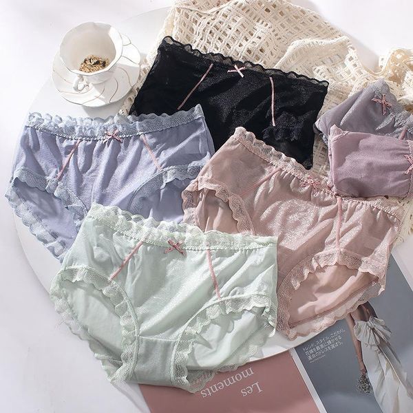 women lace underwear mesh briefs transparent girls panties ladies stringy selvedg panty cotton crotch breathable lingerie1, Black;pink
women lace underwear mesh briefs transparent girls panties ladies stringy selvedg panty cotton crotch breathable lingerie1, Black;pink