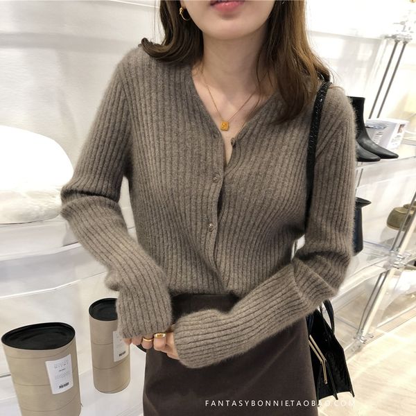 korean chic style thread knitted elegant cardigan sweater short coat women's versatile short coat sweatersweaterlong sleeve jwuhl jw, White;black
korean chic style thread knitted elegant cardigan sweater short coat women's versatile short coat sweatersweaterlong sleeve jwuhl jw, White;black