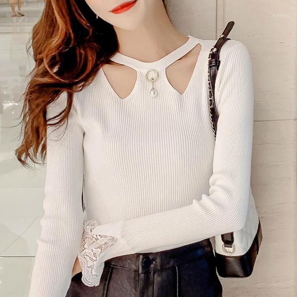 autumn long sleeve sweater women pullover new sweater for women 2019 winter clothes hollow knitted b9701, White;black
autumn long sleeve sweater women pullover new sweater for women 2019 winter clothes hollow knitted b9701, White;black