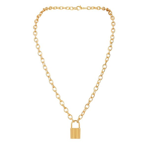 punk style lock necklace pendant tide men's clothing women's waterproof stainless steel personality gold silver necklace
punk style lock necklace pendant tide men's clothing women's waterproof stainless steel personality gold silver necklace