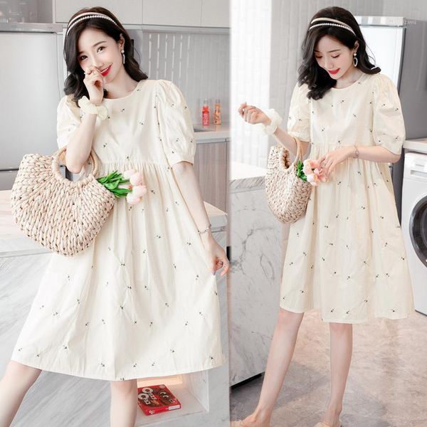 maternity dresses 618# clothes summer short sleeve easy matching embroidery stylish dress for pregnant women pregnancy clothes1, White
maternity dresses 618# clothes summer short sleeve easy matching embroidery stylish dress for pregnant women pregnancy clothes1, White