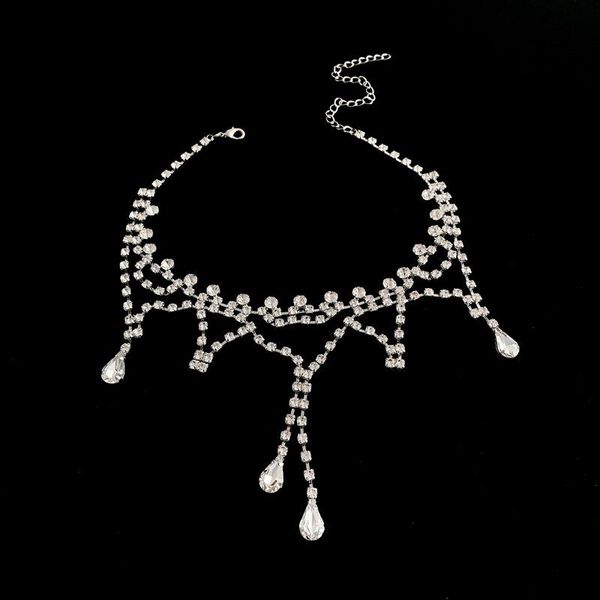 chokers timeonly sweet waterdrop shiny rhinestones choker necklaces for women ladies jewellery valentine's day gifts necklace, Golden;silver
chokers timeonly sweet waterdrop shiny rhinestones choker necklaces for women ladies jewellery valentine's day gifts necklace, Golden;silver