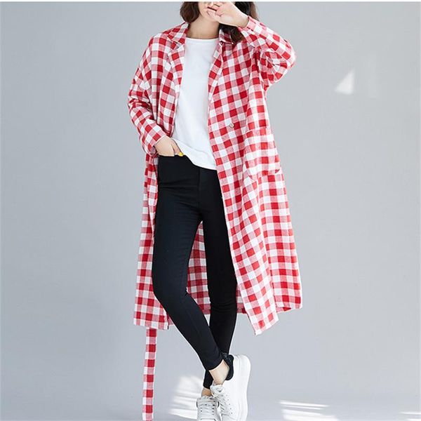 plaid windbreaker jacket female 2020 autumn new large size loose fashion lattice hrink waist long windbreaker coat tide h00222, Tan;black
plaid windbreaker jacket female 2020 autumn new large size loose fashion lattice hrink waist long windbreaker coat tide h00222, Tan;black
