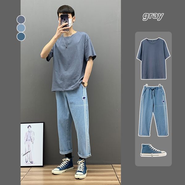 ins short men's korean version youth students casual cotton clothes fashion brand half sleeve t-shirt
ins short men's korean version youth students casual cotton clothes fashion brand half sleeve t-shirt