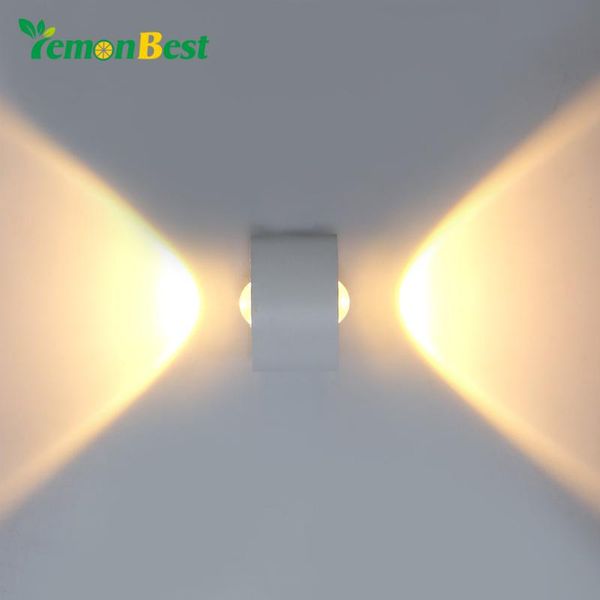 wall lamp lemon 2w cob led up and down sconce cool white 6000k ac 85-265v for corridor garden courtyard
wall lamp lemon 2w cob led up and down sconce cool white 6000k ac 85-265v for corridor garden courtyard