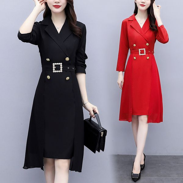 black women business red belt more size fat 100kg woman ladies work party dress rrxf, Black;gray
black women business red belt more size fat 100kg woman ladies work party dress rrxf, Black;gray