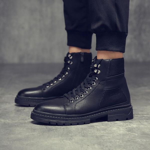 yomior мода осень зима мужчины сапоги повседневная zipper black формальное basic boots zapatos hombre голеностопного кроссовки
yomior мода осень зима мужчины сапоги повседневная zipper black формальное basic boots zapatos hombre голеностопного кроссовки