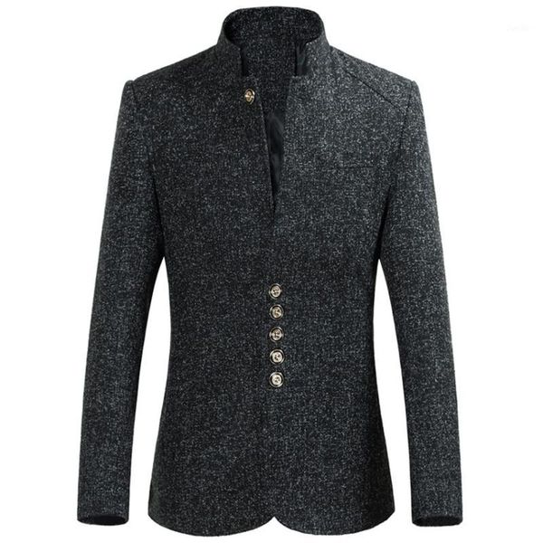 business dress coats men's autumn winter fashion single row buckle large size long sleeve suit coat #0912 a#7331, Black
business dress coats men's autumn winter fashion single row buckle large size long sleeve suit coat #0912 a#7331, Black