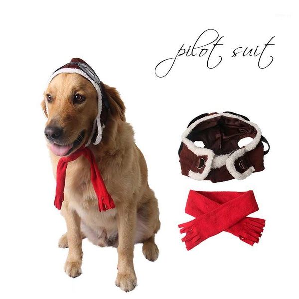 2020 new pet dog accessory supply cool pilot dog hat red scarf cool pilot suit1
2020 new pet dog accessory supply cool pilot dog hat red scarf cool pilot suit1