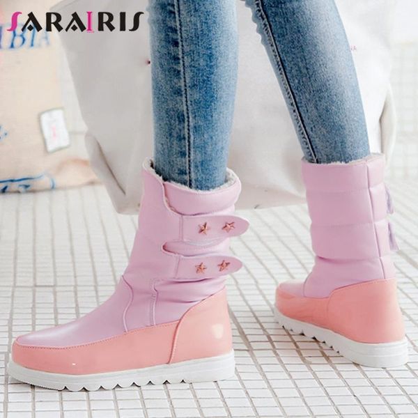 new fashion ladies keep warm cold protection boots mid calf boots women winter fur flat plush hook loop shoes woman, Black
new fashion ladies keep warm cold protection boots mid calf boots women winter fur flat plush hook loop shoes woman, Black