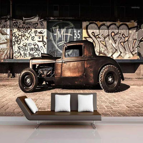 custom p wallpaper 3d retro graffiti nostalgia old car mural restaurant cafe living room background wall decor 3d wall paper1
custom p wallpaper 3d retro graffiti nostalgia old car mural restaurant cafe living room background wall decor 3d wall paper1