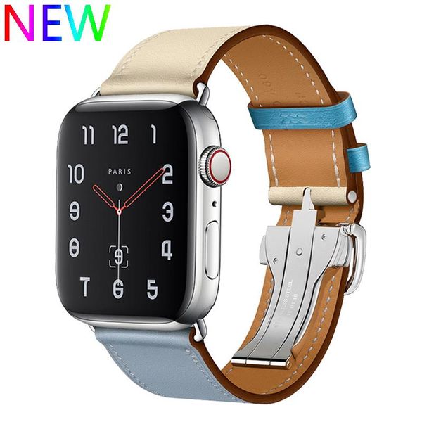 leather strap for apple watch band 44mm 40mm iwatch band 42mm 38mm deployment buckle belt bracelet apple watch serie 3 4 5 sqcbtq, Black;brown 
leather strap for apple watch band 44mm 40mm iwatch band 42mm 38mm deployment buckle belt bracelet apple watch serie 3 4 5 sqcbtq, Black;brown