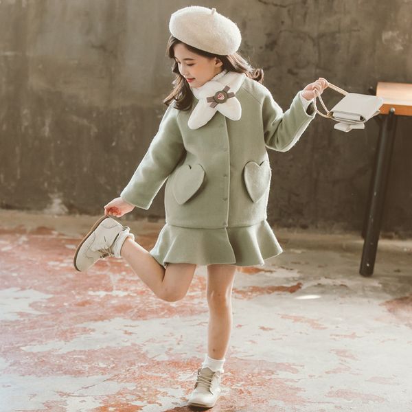 kids girl overcoat winter new fashion wool coat for girls teens autumn jacket warm long outerwear children windproof lj201125, Blue;gray
kids girl overcoat winter new fashion wool coat for girls teens autumn jacket warm long outerwear children windproof lj201125, Blue;gray