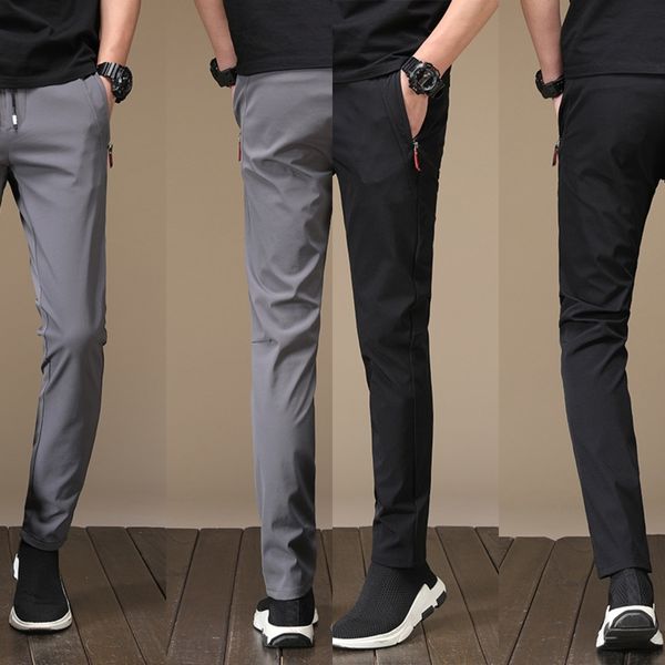 ugxwi summer thin casual small korean-style men's casual sports pants men's feet elastic quick-drying slim-fit sports pants studen, Blue
ugxwi summer thin casual small korean-style men's casual sports pants men's feet elastic quick-drying slim-fit sports pants studen, Blue