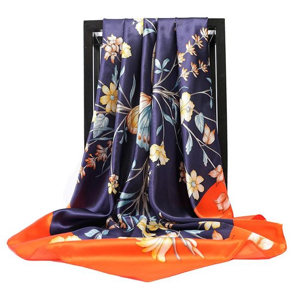 scarves 90*90cm floral print handkerchief silk satin neck for women small shawl bag scarf female cute headband scarfs ladies, Blue;gray
scarves 90*90cm floral print handkerchief silk satin neck for women small shawl bag scarf female cute headband scarfs ladies, Blue;gray