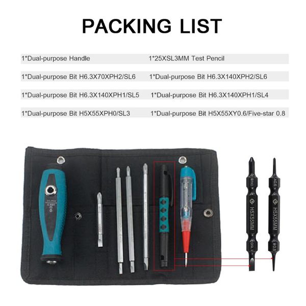 penggong 7pcs screwdriver set test pencil multi-purpose pen-holder screwdriver tool set electrical maintenance tool 8028b
penggong 7pcs screwdriver set test pencil multi-purpose pen-holder screwdriver tool set electrical maintenance tool 8028b